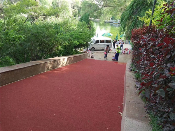 秀山彩色路面施工